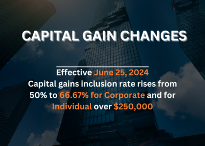 capital gain changes canada 2024