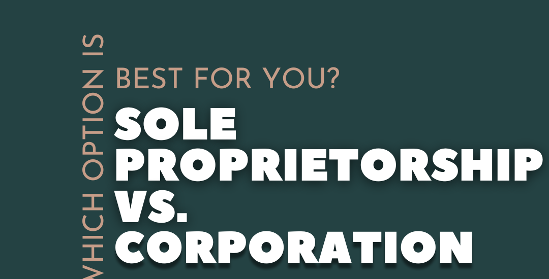 corp vs sole proprietorship