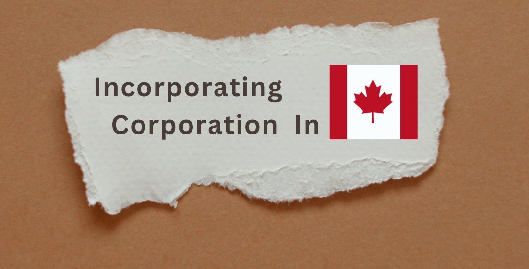 Incorporate a corporation in canada
