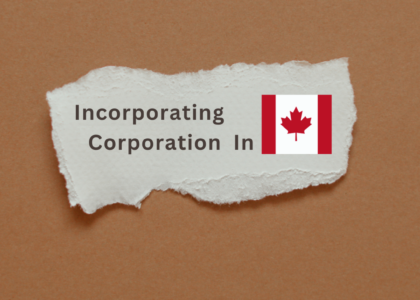 Incorporate a corporation in canada