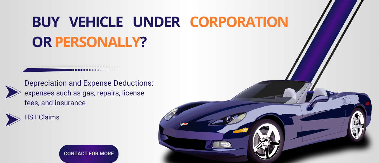 buy vehicle under corporation