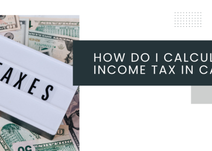 How do i calculate tax in canada?